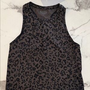 Athleta Dark Leopard Print Tank Top